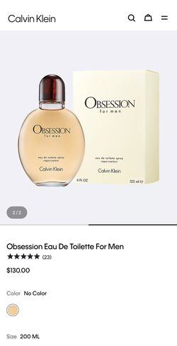 Brand New & Authentic Calvin Klein Obsession for Men Eau de Toilette Spray (200ml / 6.7 oz)