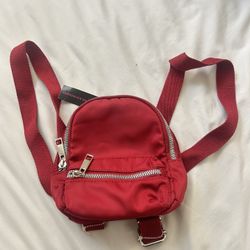 Red Mini Backpack
