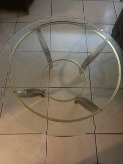 Glass table