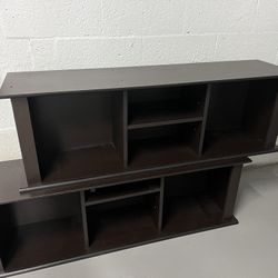 Brown Hanging Shelves