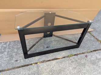 Glass TV stand