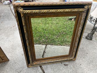 Large Gold Mirror