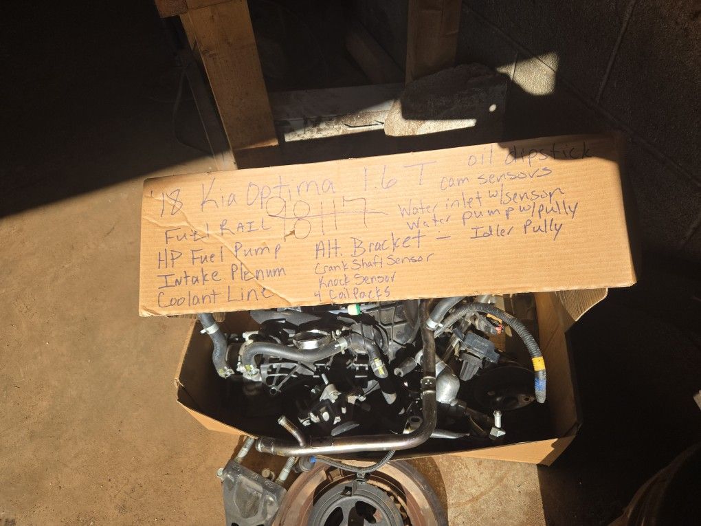 2018 Kia Optima MOTOR Parts