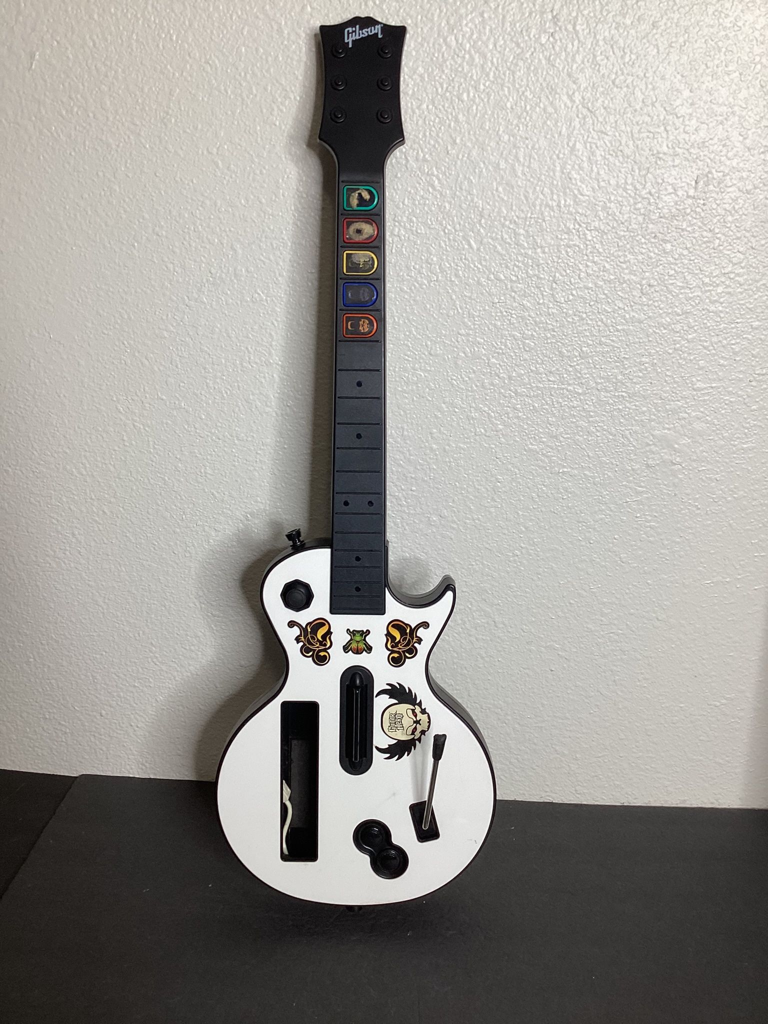 Nintendo Wii Guitar Hero Controller Les Paul White 