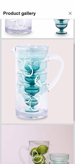 Kate Spades New York’s Margarita Pitcher & Glasses  - never used