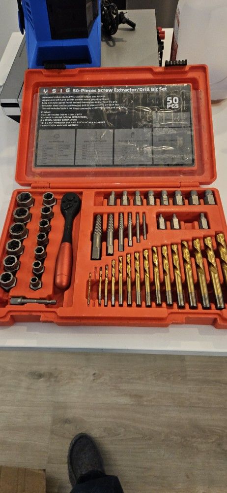 YESKING 50-Piece Bolt Extractors Screw Extractor Set