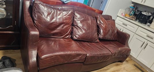 Leather sofa