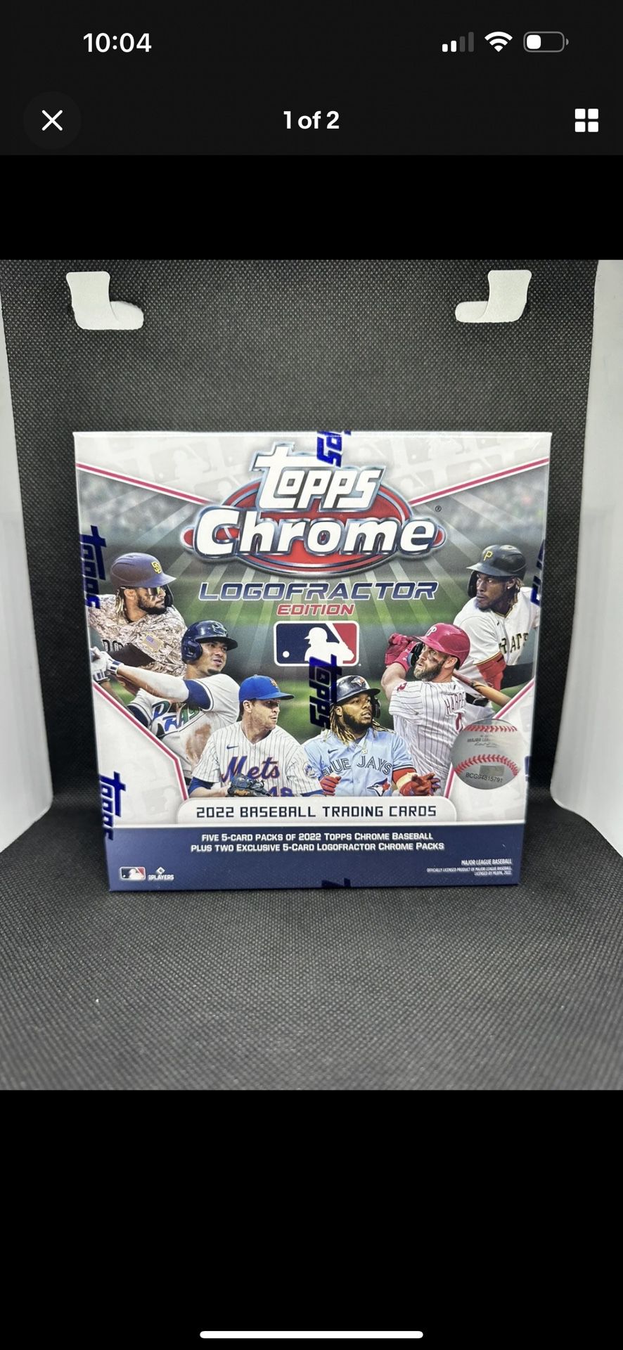 2022 Topps Chrome Logofractor Edition Baseball Factory Sealed Mega Box