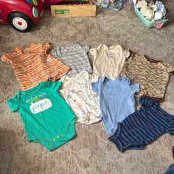 Baby Boy Onesies 0-3 Months 