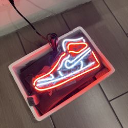 Air Jordan 1 Light Up Neon Sign
