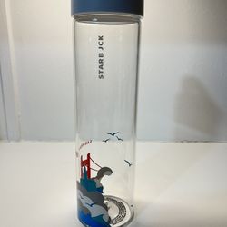 Starbucks San Francisco Glass tall  Tumbler 2016 San Francisco