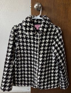 Girls jacket black and white