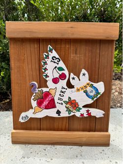 When Pigs Fly - Wood Art