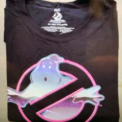 Ghostbusters Shirt Black w Neon Size 3 XL BRAND NEW
