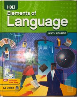 Holt Elements of Language Sixth Course Textbook