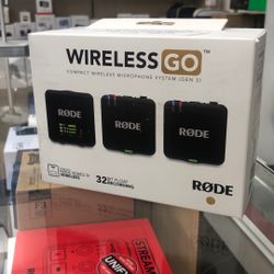 Rode Wireless Go Gen3 Person Microphone 