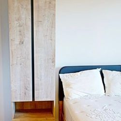 Tall wardrobes / closets / armoires (solid wood & metal)