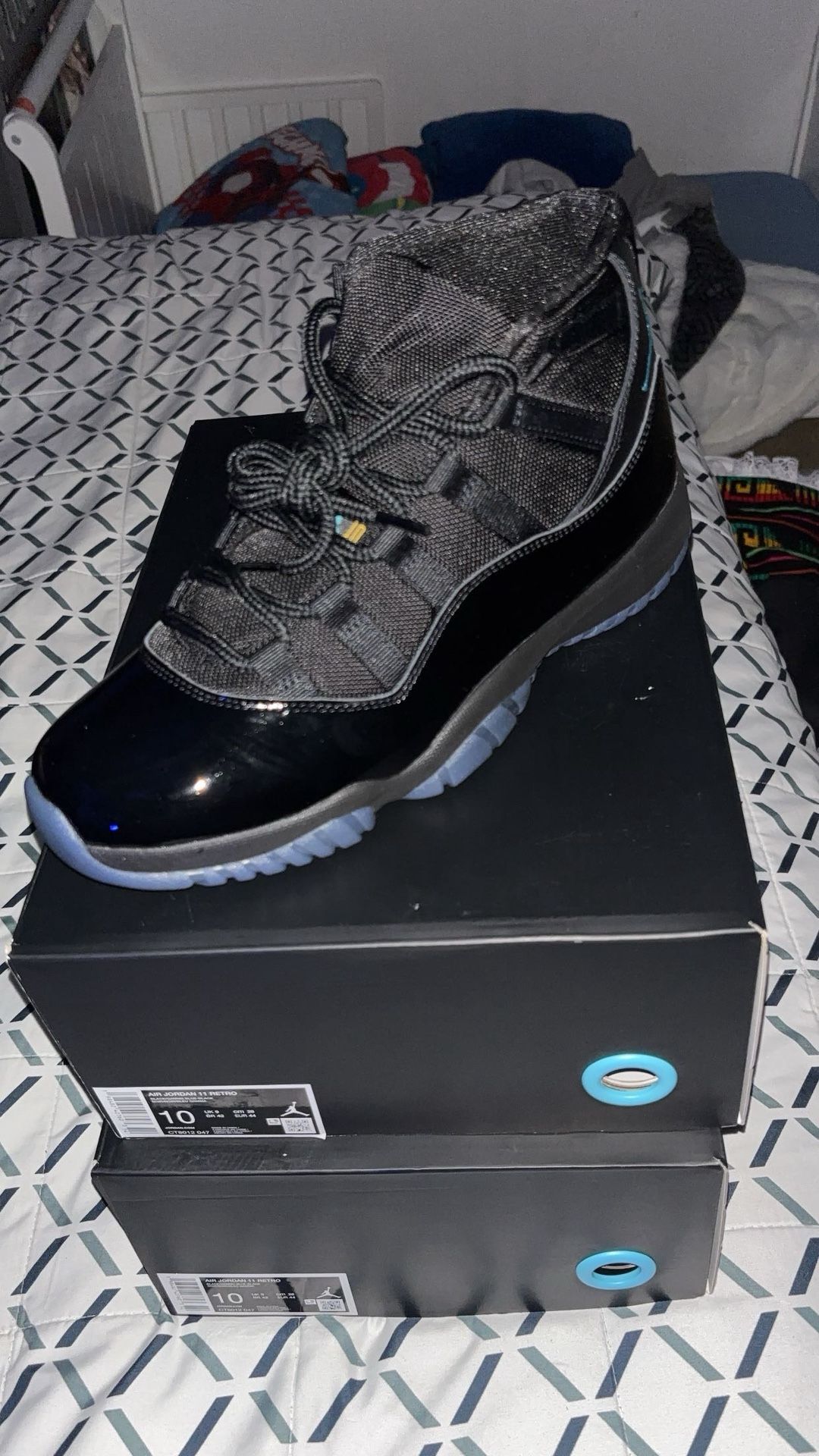 Jordan’s 11 Retro Gamma Blue & Jordan 4 Black Cats