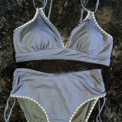 2 Piece Blue Bikini
