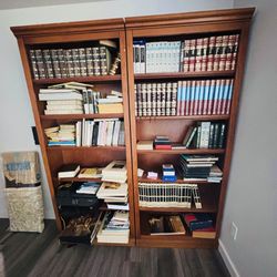 2 Bookshelves - Solid Wood 