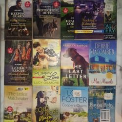 Dog-Lover Romance & K-9 Fiction Lot – 14 Paperbacks | Clean | Feel-Good Reads