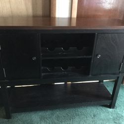 Buffet with Wine Rack