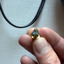 Buddha Jade Pin. Vintage. By Swank. Miniature. 