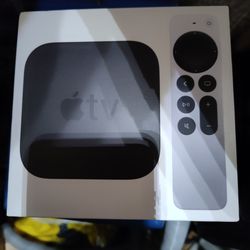 Apple 4 k tv in box