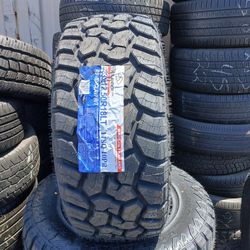 4 New Tires Installed/ 4 Llantas Nuevas Instaladas 33/12.50/18 Atlanded RT Tires