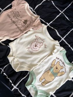 Winnie the Pooh Baby Onesies Set of 3