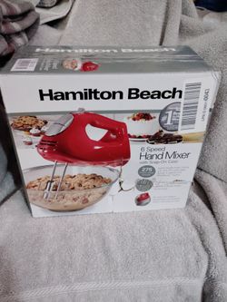 Red Hamilton Beach 6 Speed Mixed