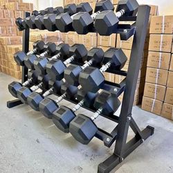 Dumbbells With Rack 