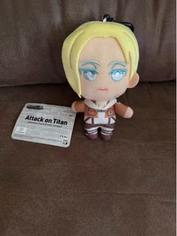 6" Attack on Titan Annie Leonhart Anime Tomonui Plush Clip New With Tags / Peluche de Colección AOT