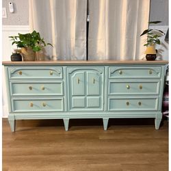 Sage Blue Dresser 