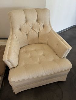 Free linen armchair