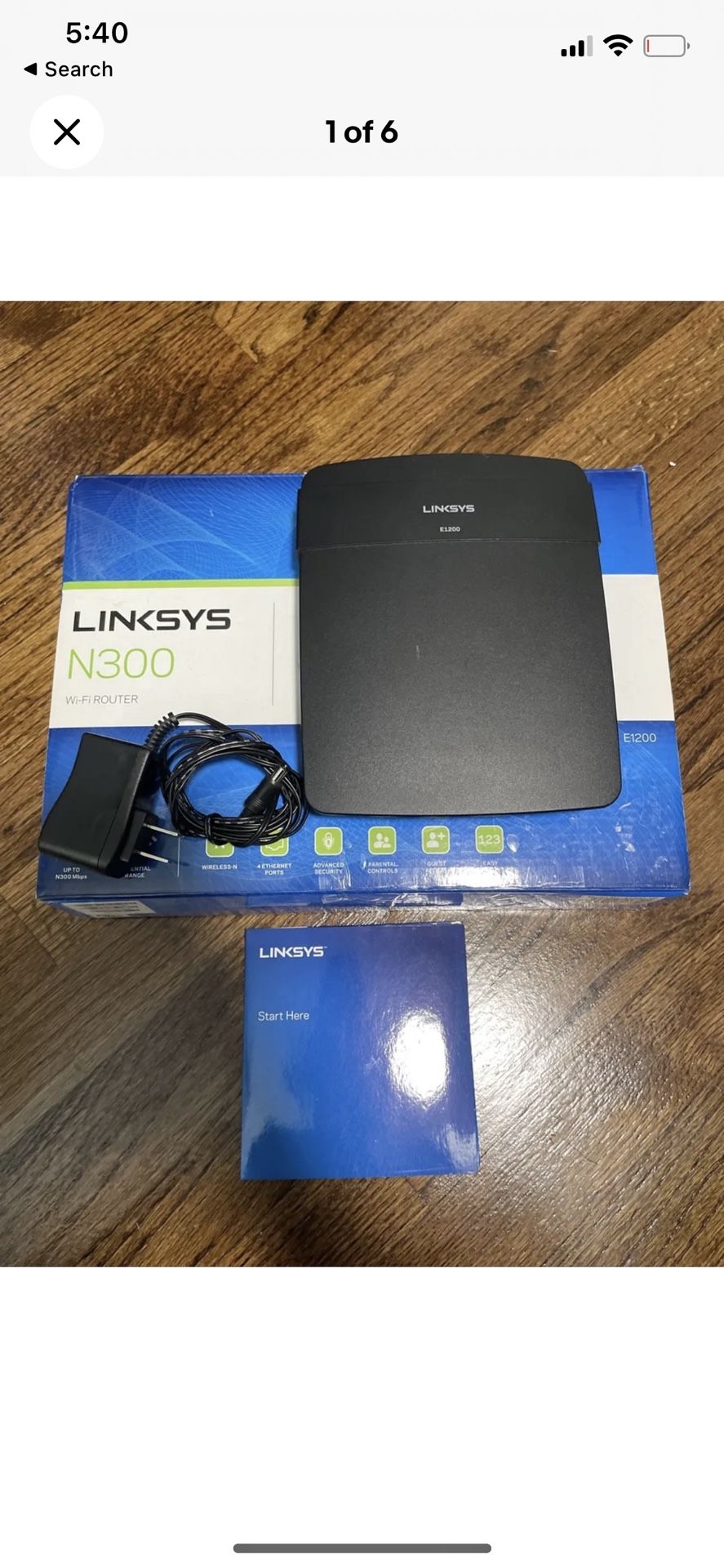 Linksys wireless Router N300
