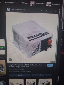 MagnaSine Pure Sinewave Inverter Charger