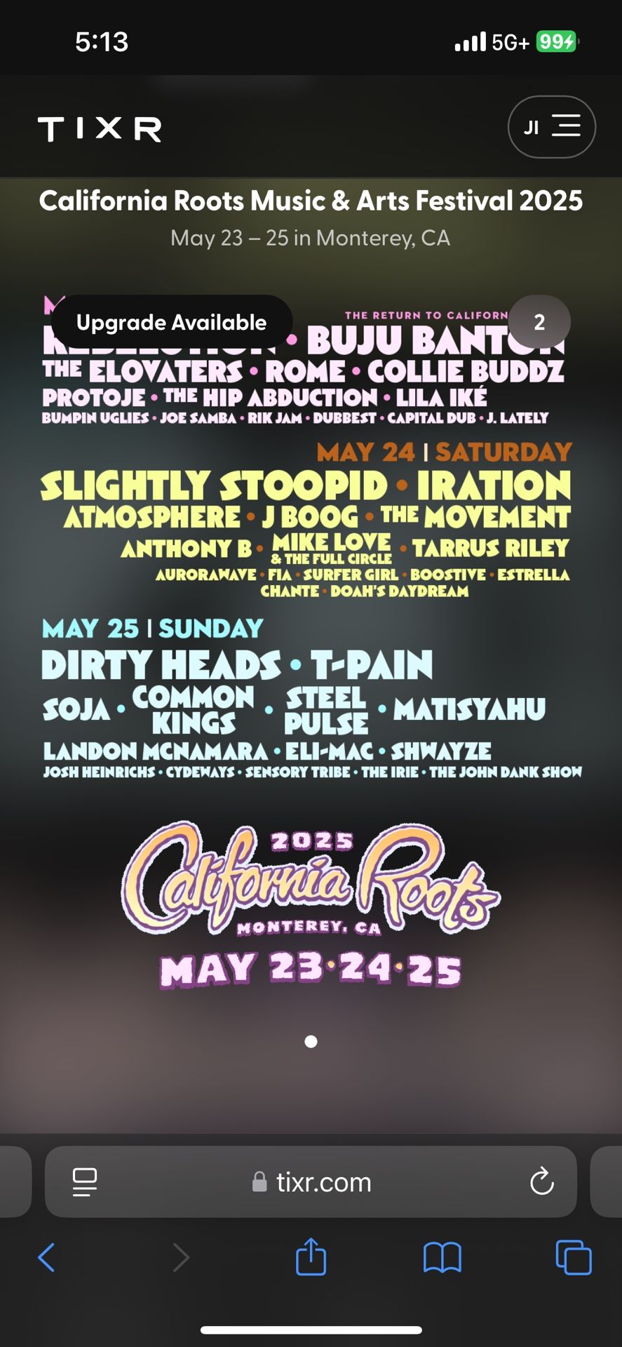 Cali Roots Tickets