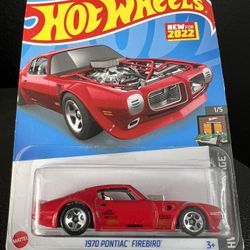 Hot Wheels HW Dream Garage 1/5 1970 Pontiac Firebird 1/250 Legends Tour Red