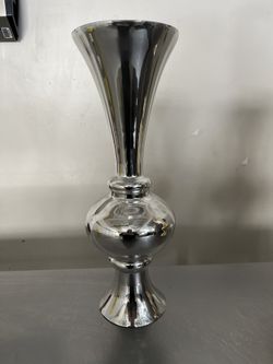 Silver Vase 24”