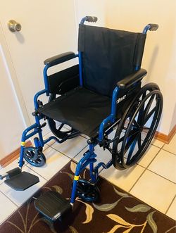 Drive Medical Wheelchair Blue Frame