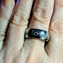 Tungsten Carbide Wedding Band/Promise Ring