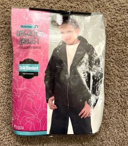 Greaser Jacket Boys Costume Sz Child Standard
