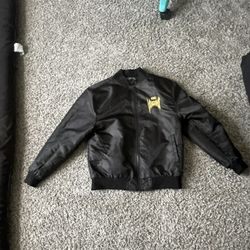 Medium Black Rebel Revenge Bomber Jacket