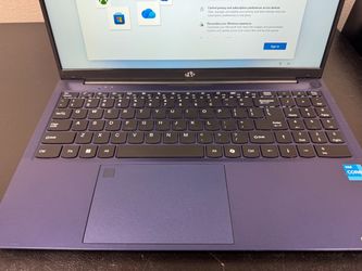Laptop never used open box Lenovo Nemo Blue thin