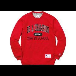 Supreme X Champion Sweatshirt - Size L