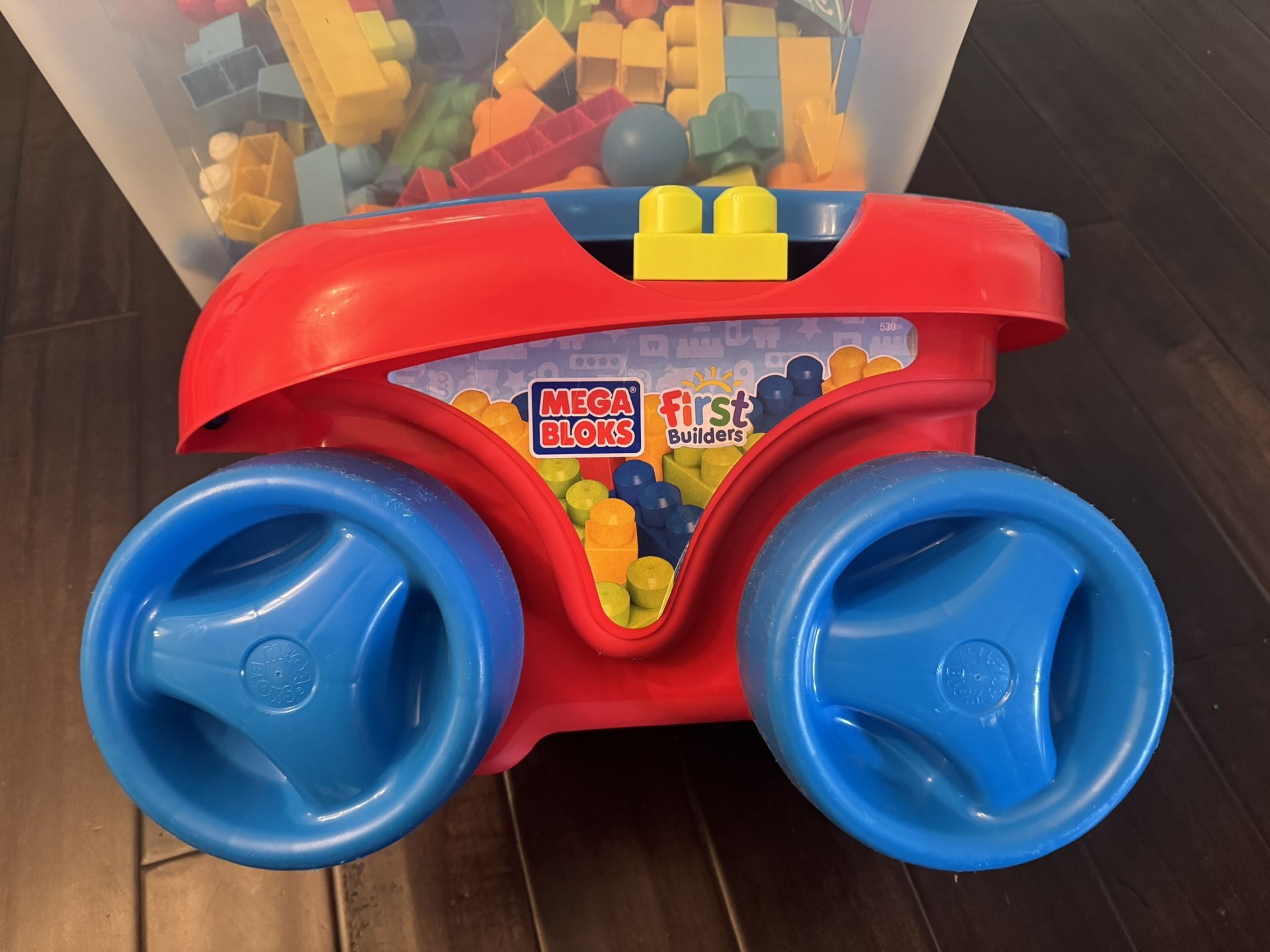 Mega Blocks - Bin And Cart
