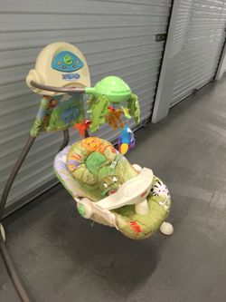 Rainforest swing by fisher price