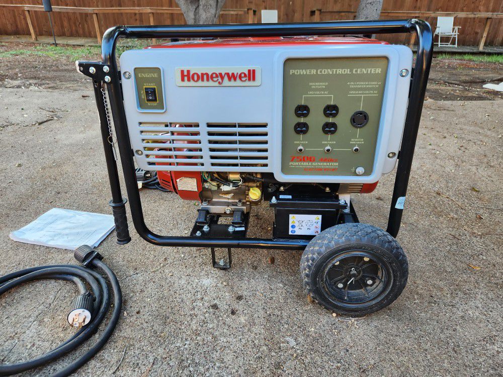 Honeywell generator electric start
