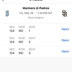 Padres Spring Training Tickets